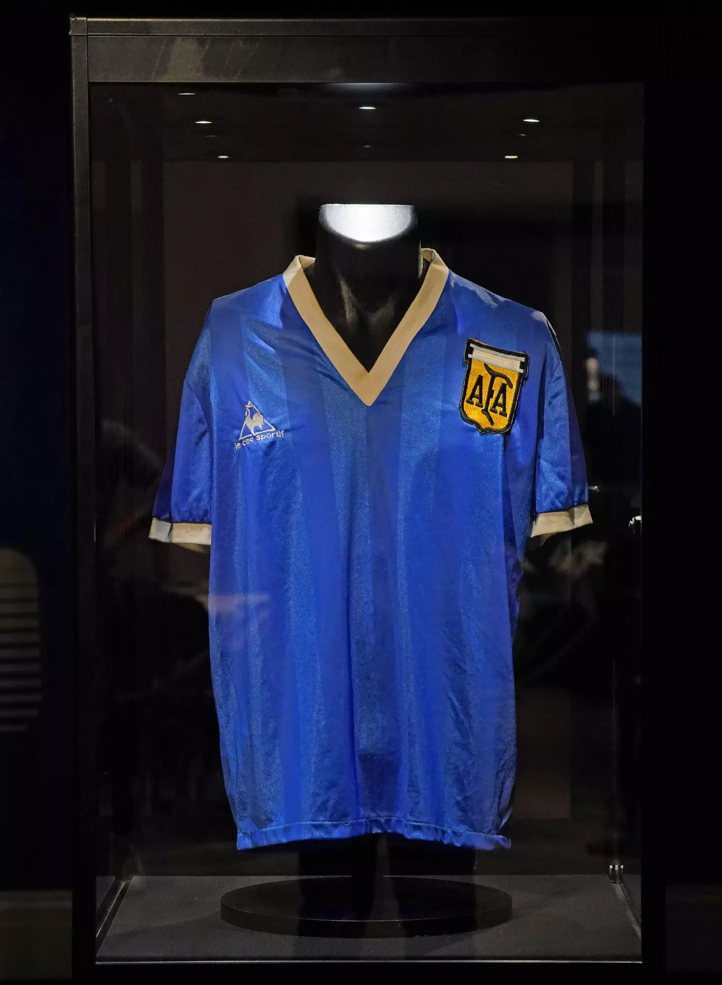 The shirt sold for £7.1m at auction.