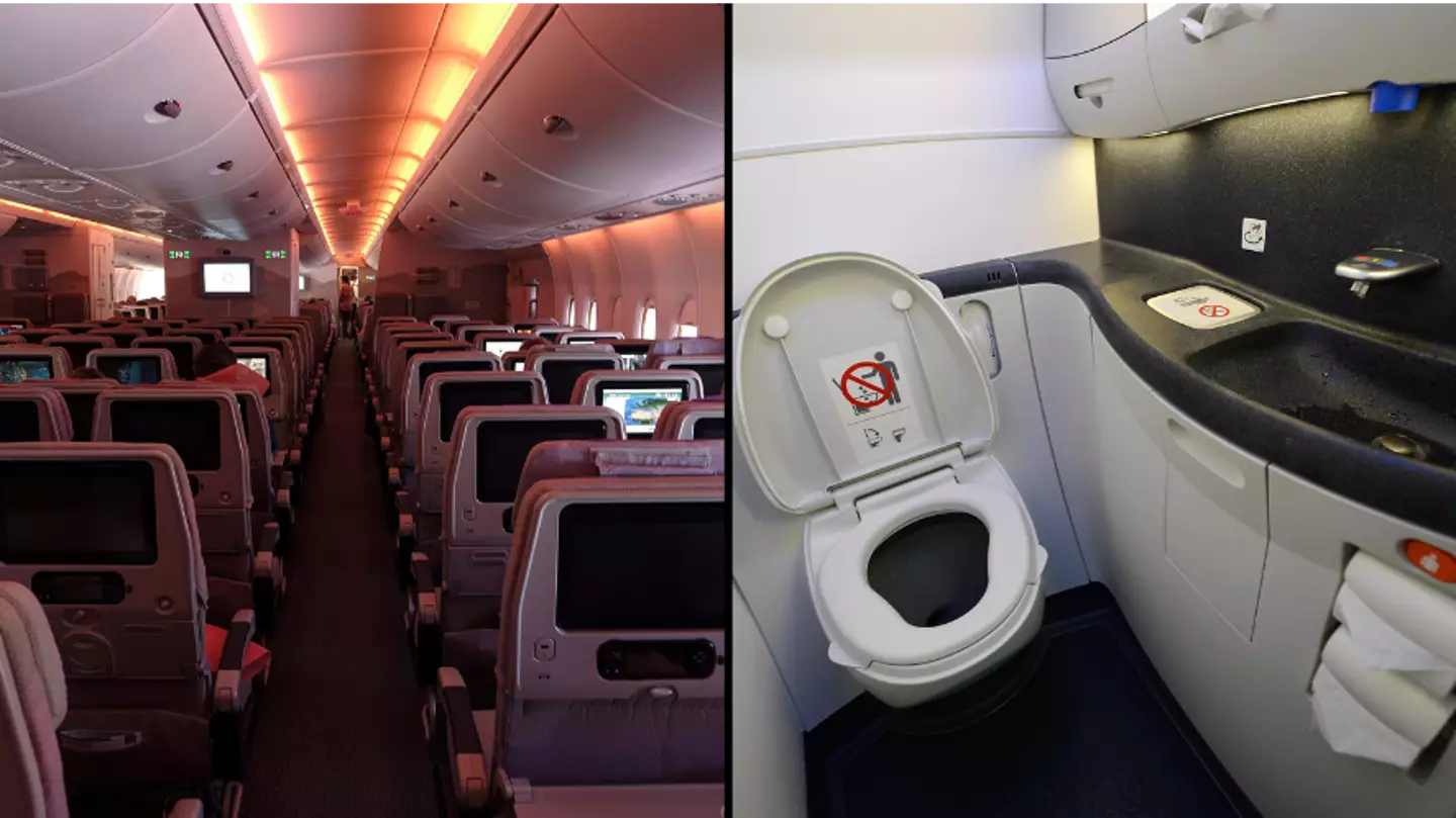 Woman tells plane passenger to ‘hold it’ after he used toilet four times during three-hour flight