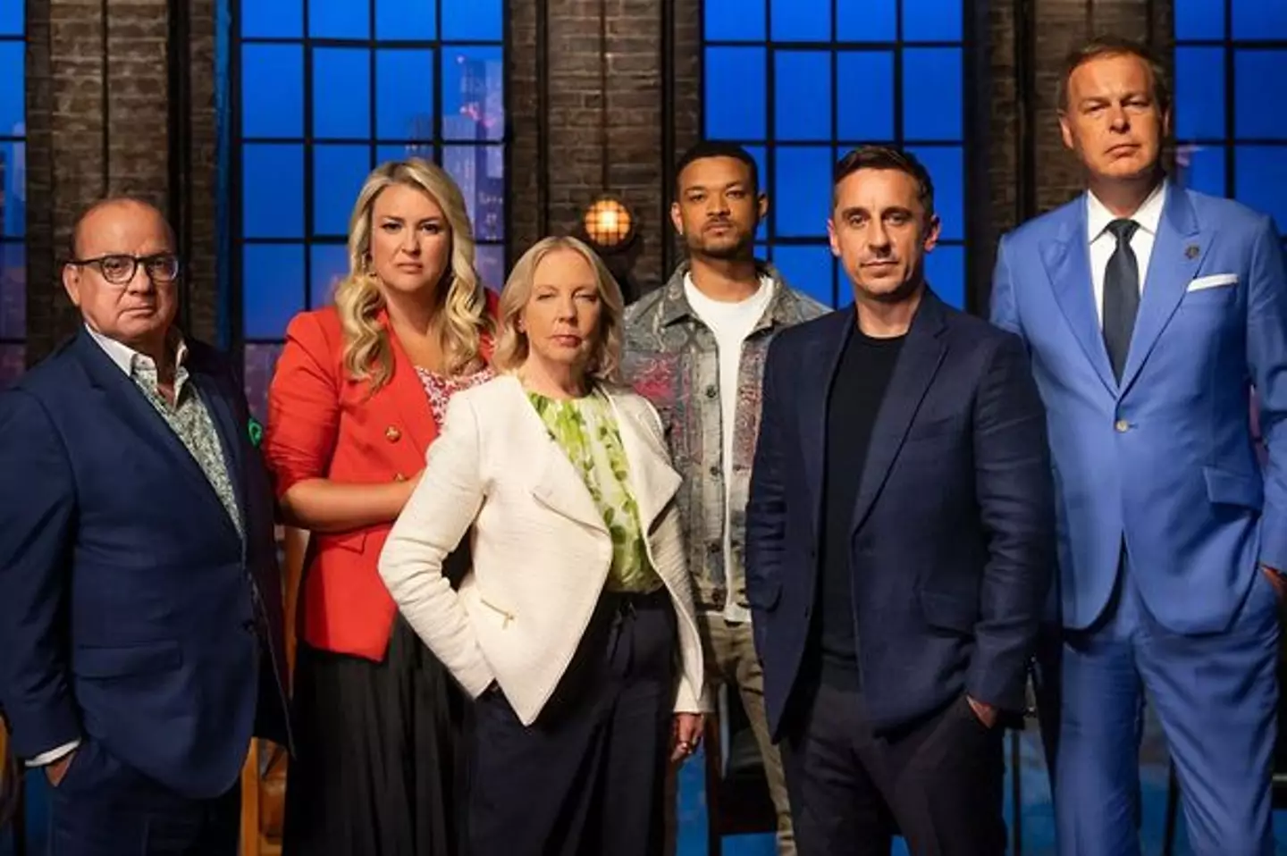 The latest line-up of Dragons' Den bosses.