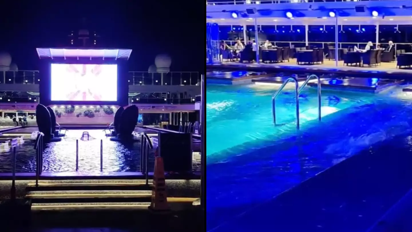 Man shows the terrifying reality of cruises at night which might put you off going on one
