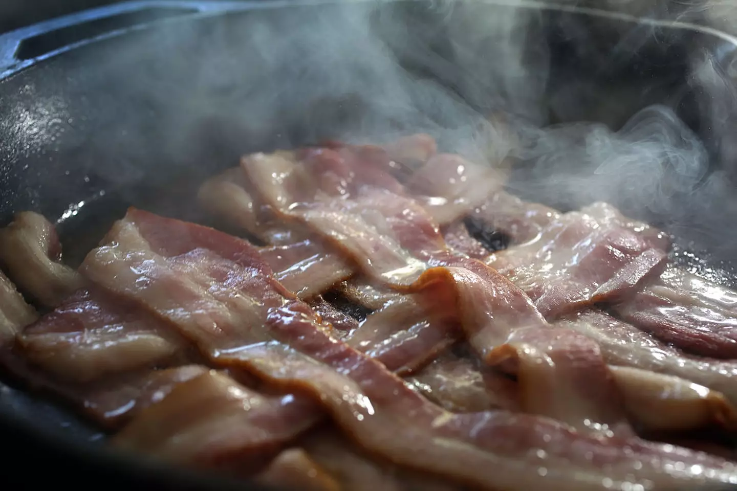 Bacon Frying in Pan (Photo illustration by Joe Raedle/Getty Images)