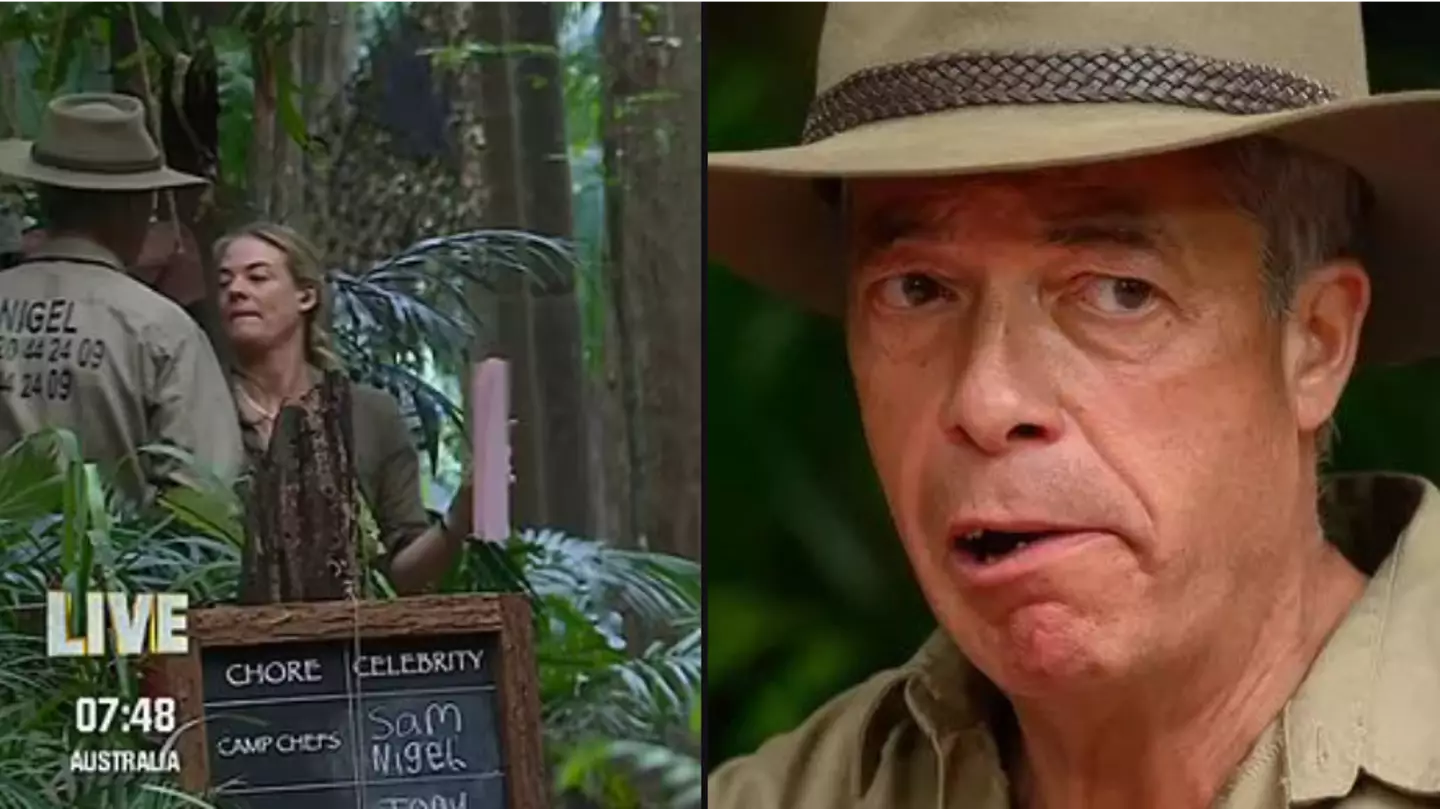 Fans work out what I’m A Celebrity producer told Nigel Farage after coming third