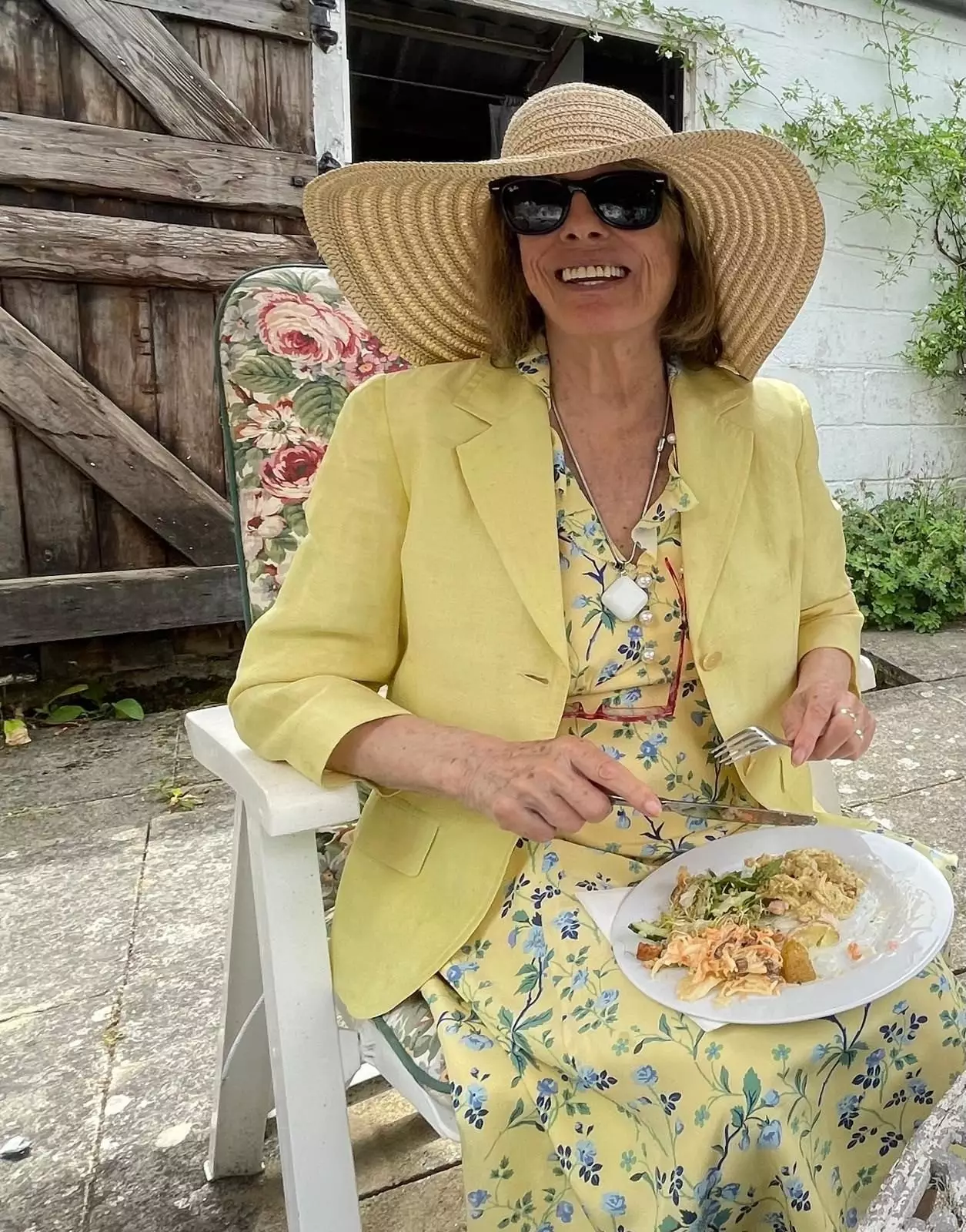 Esther Rantzen, pictured celebrating her 85th birthday last year, says she 'doesn't have long left' (PA/Family Handout)