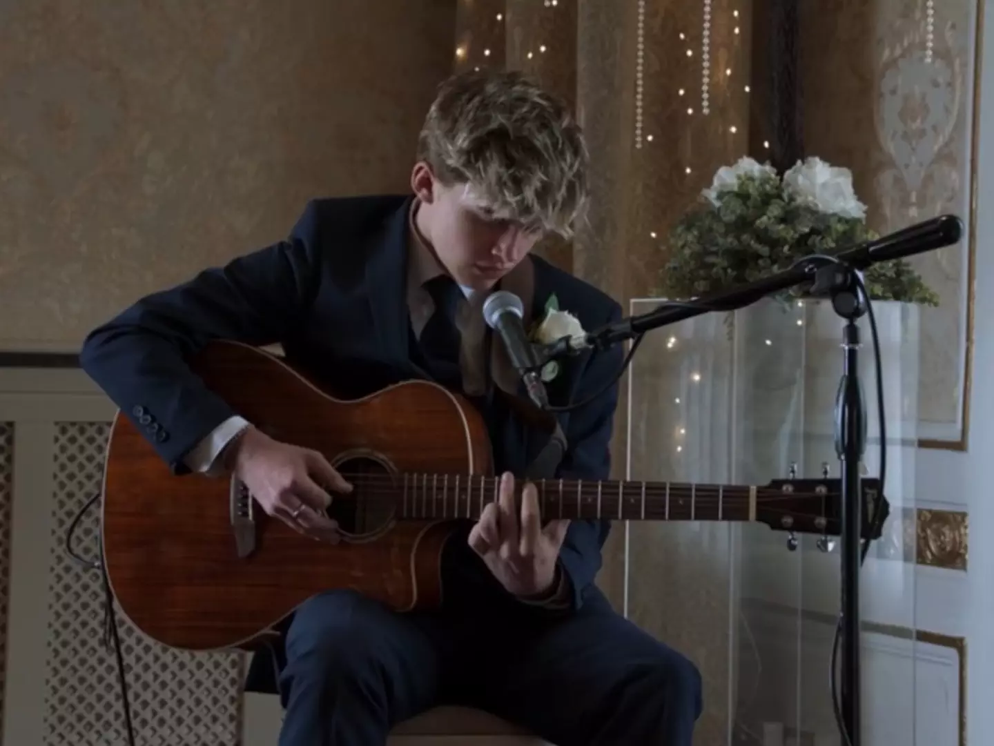 Neil the baby has pipes (BBC)