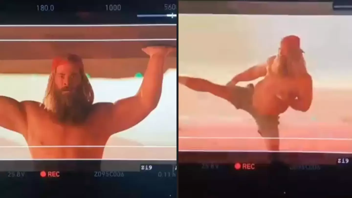 Chris Hemsworth shares ‘rare never seen before footage’ of his transformation as ‘fat Thor’