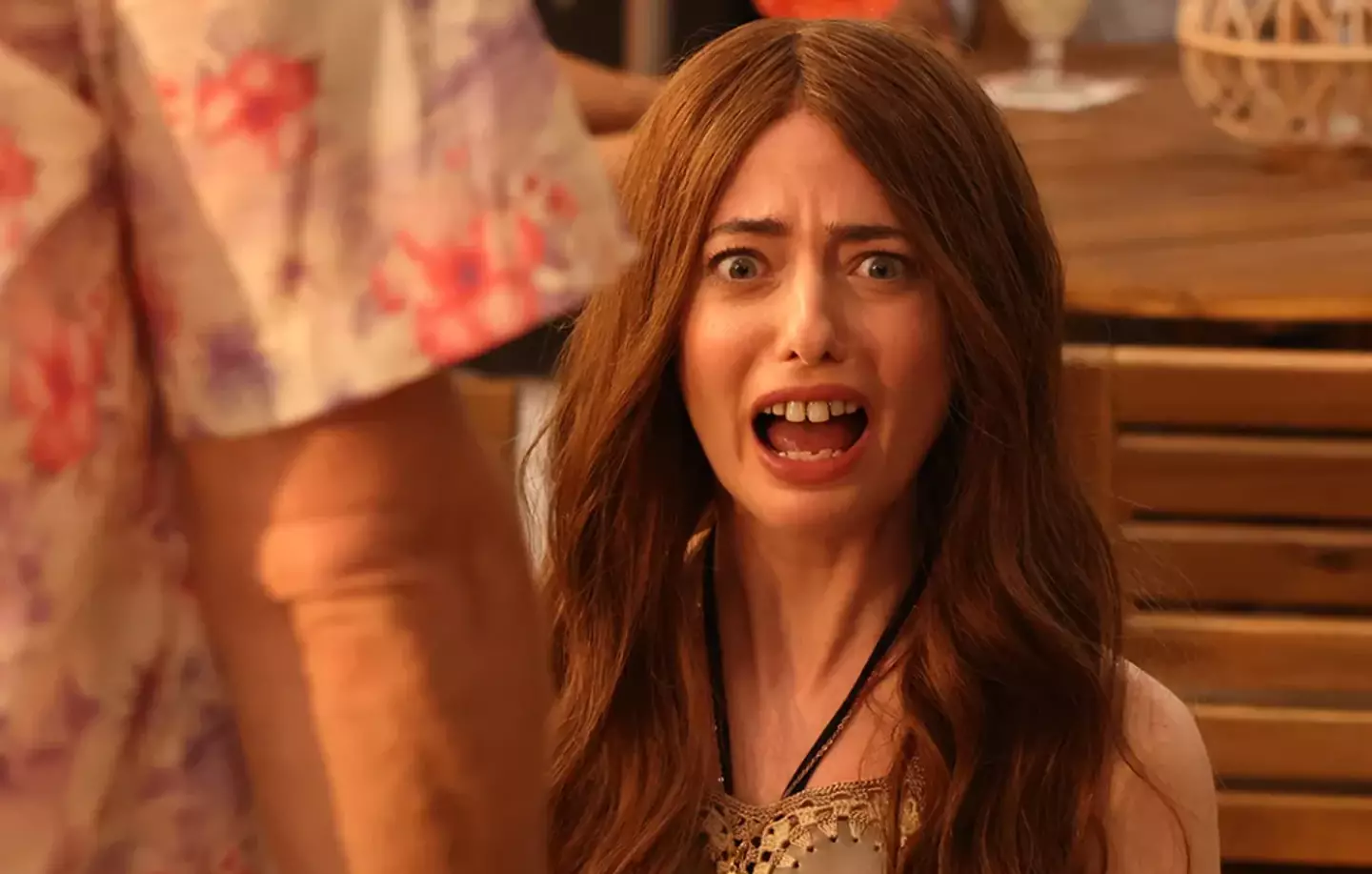 Sarah Sherman as the spoof of Aimee Lou Wood's Chelsea (NBC)
