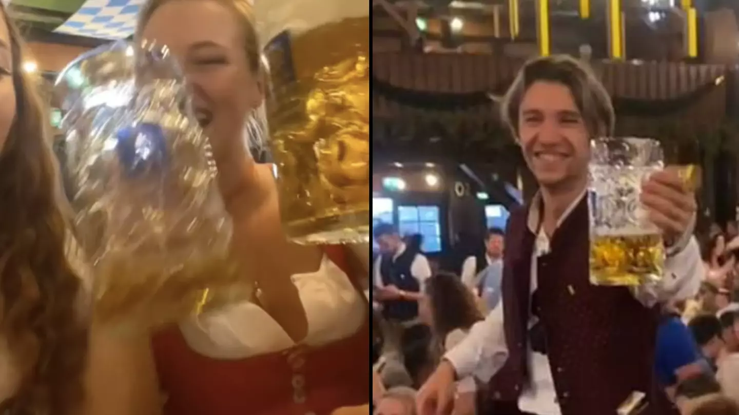 Oktoberfest goers slam the price of beer at famous German festival