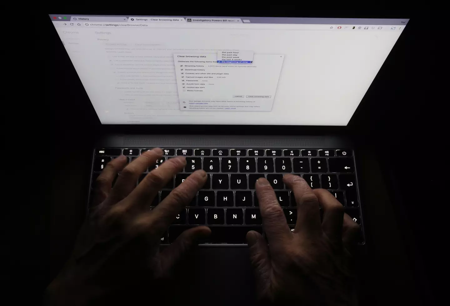 "If you delete Search history that’s saved to your Google Account, you can’t get it back."