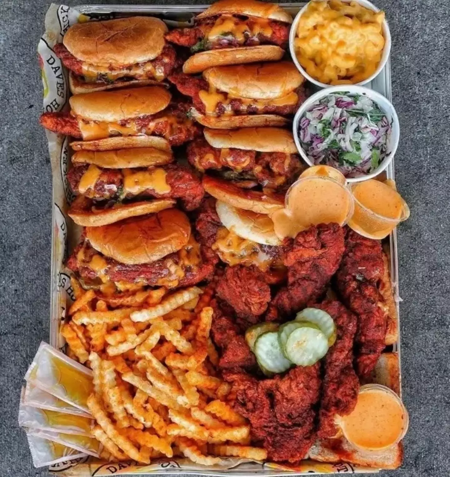 If you're ordering their spiciest stuff then you're meant to sign a waiver first (Instagram/@daveshotchicken)