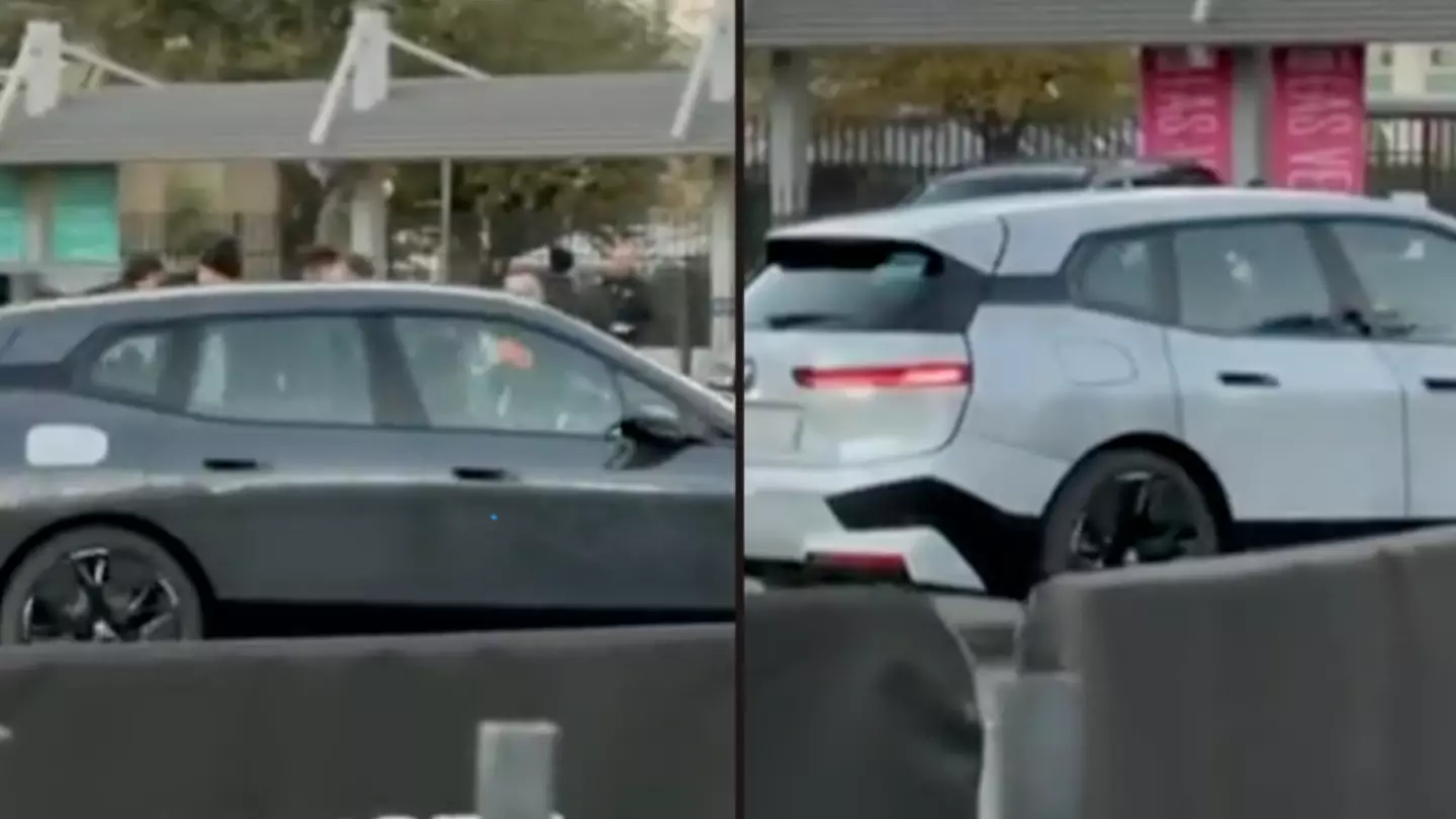 Motorists seriously impressed as BMW changes colour as it reverses into spot