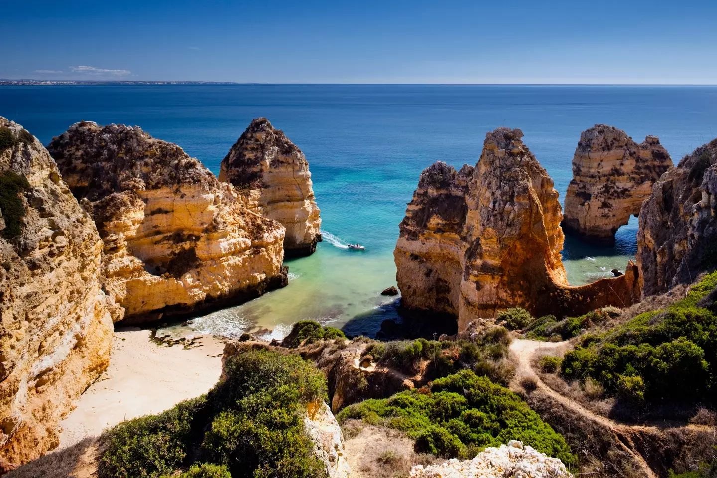 The famous caves in Faro are worth a visit (Getty Stock Photo)