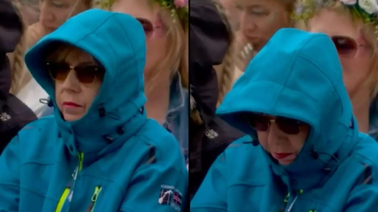 Viewers Reckon They've Spotted The Queen In Crowd At Glastonbury