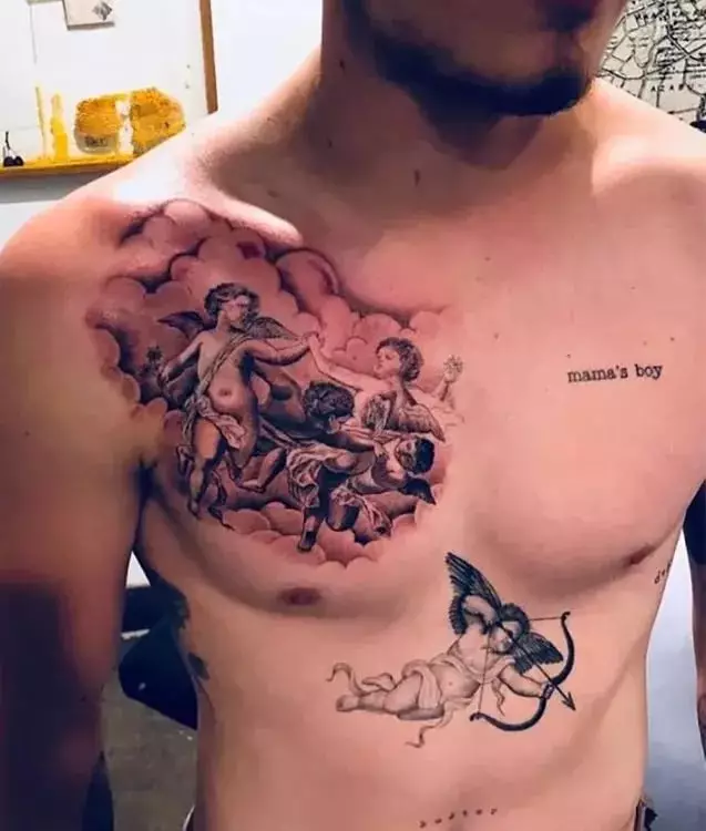 Brooklyn covered up the tattoo dedicated to his mum (Instagram/@brooklynbeckham)