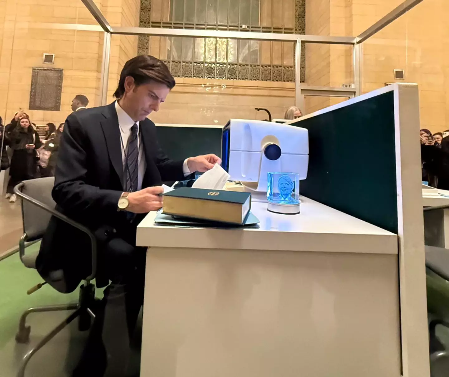 The show's director and executive producer Ben Stiller shared some snaps of the experience (X/@benstiller)