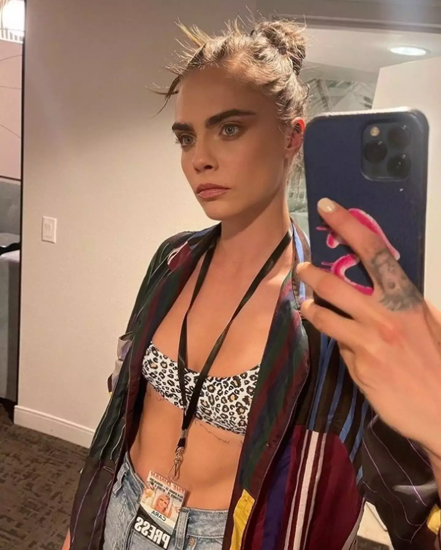 She said her 'heart is broken' following the fire. (Instagram/@caradelevingne)
