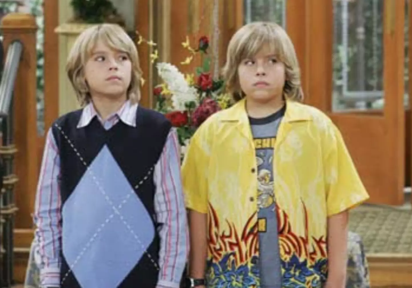 Cole and Dylan Sprouse in The Suite Life of Zack and Cody.