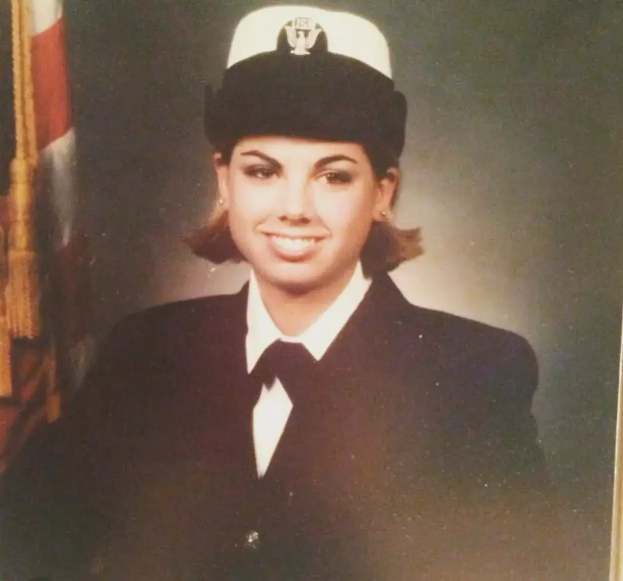Addyson James was in the Navy from 1998 to 2003 (X/@addyson_james)