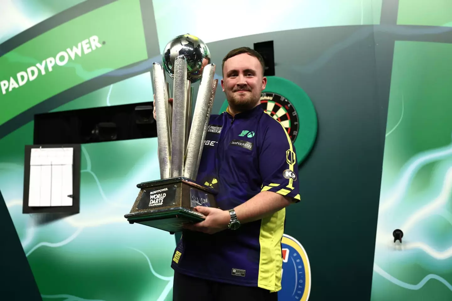 It's a good start to the year for Luke Littler (James Fearn/Getty Images)