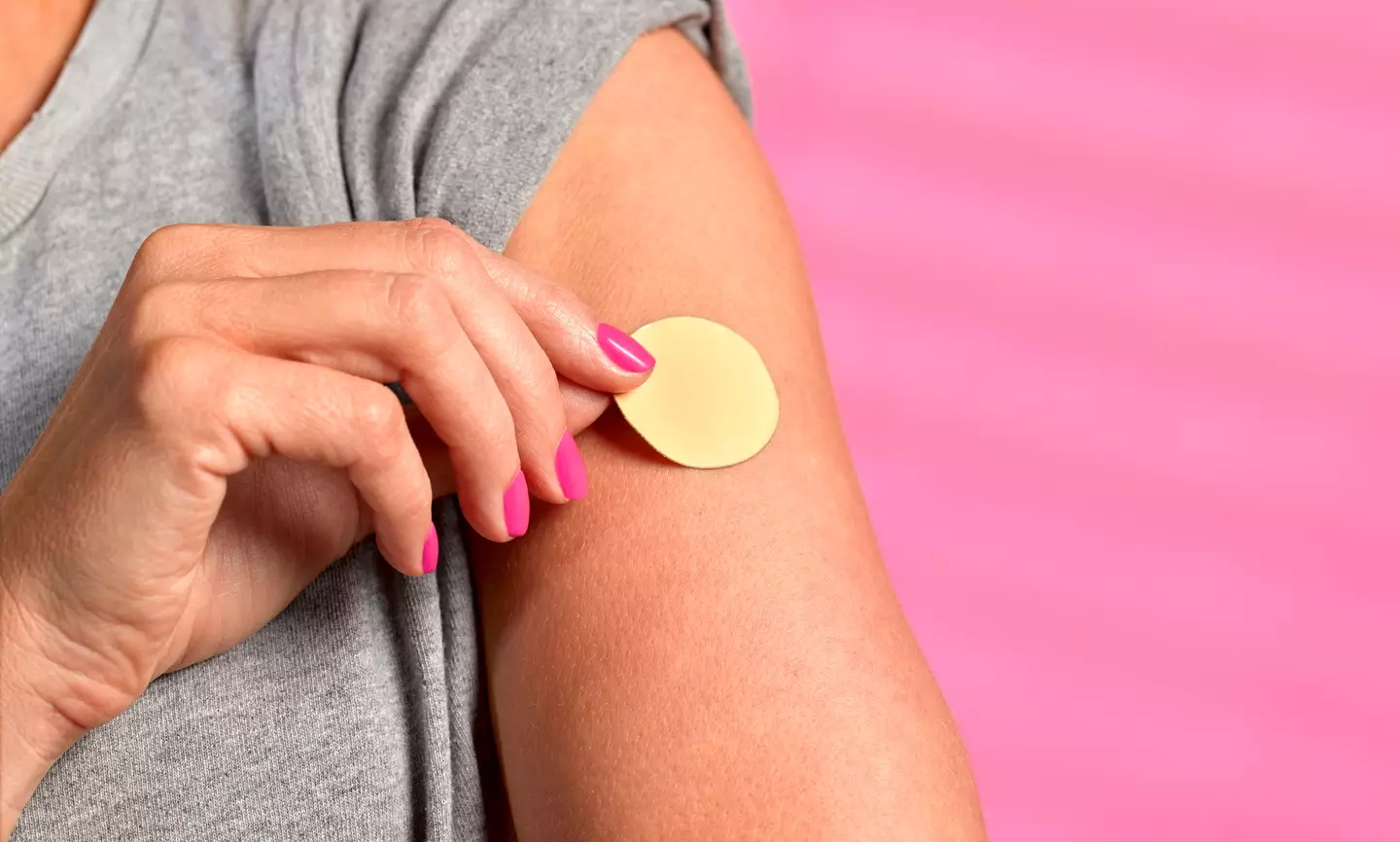 Nicotine patches are recommended if you want to give up vaping or smoking (Getty Stock Images)