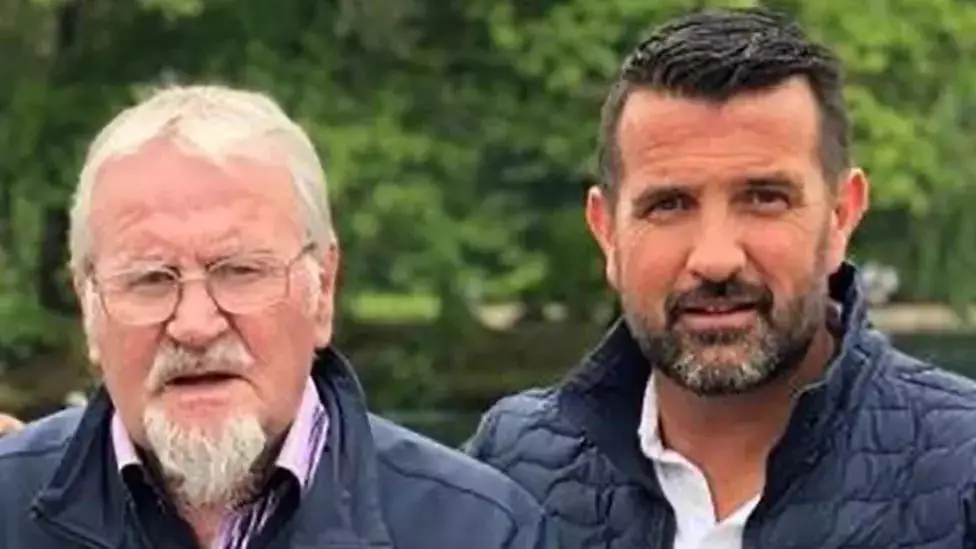 Wallace Hunter died after he couldn't get out of the bath and the hot tap was pouring 'scalding' water (Hunter Family)