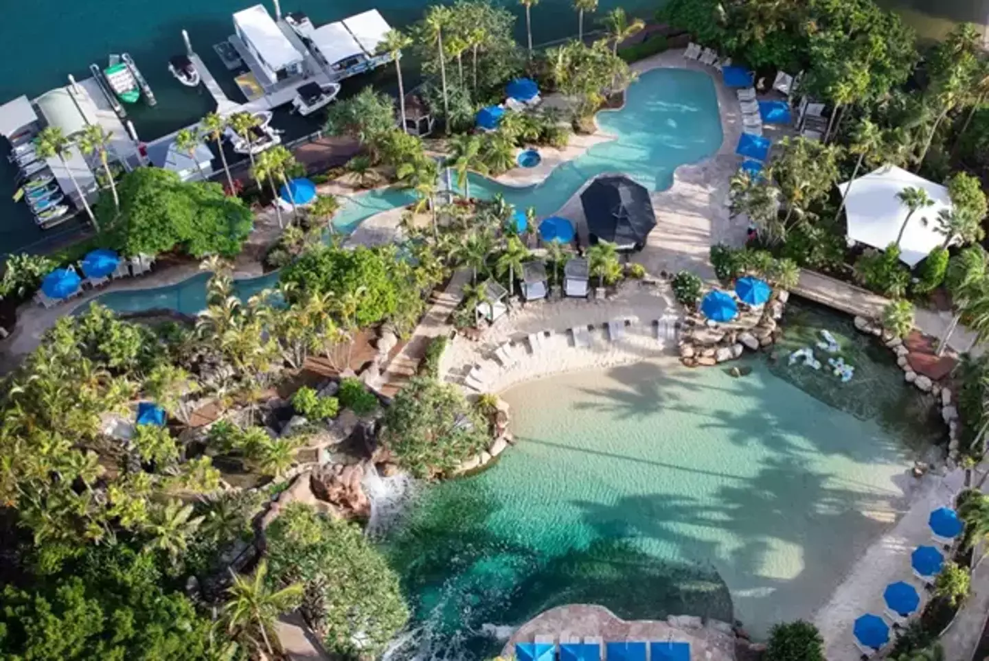 Imagine going from I'm A Celeb jungle life to this (Marriott hotels)