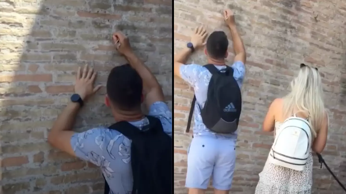 Livid Italians call for manhunt to find tourist named ‘Ivan’ who defaced Rome’s ancient Colosseum walls