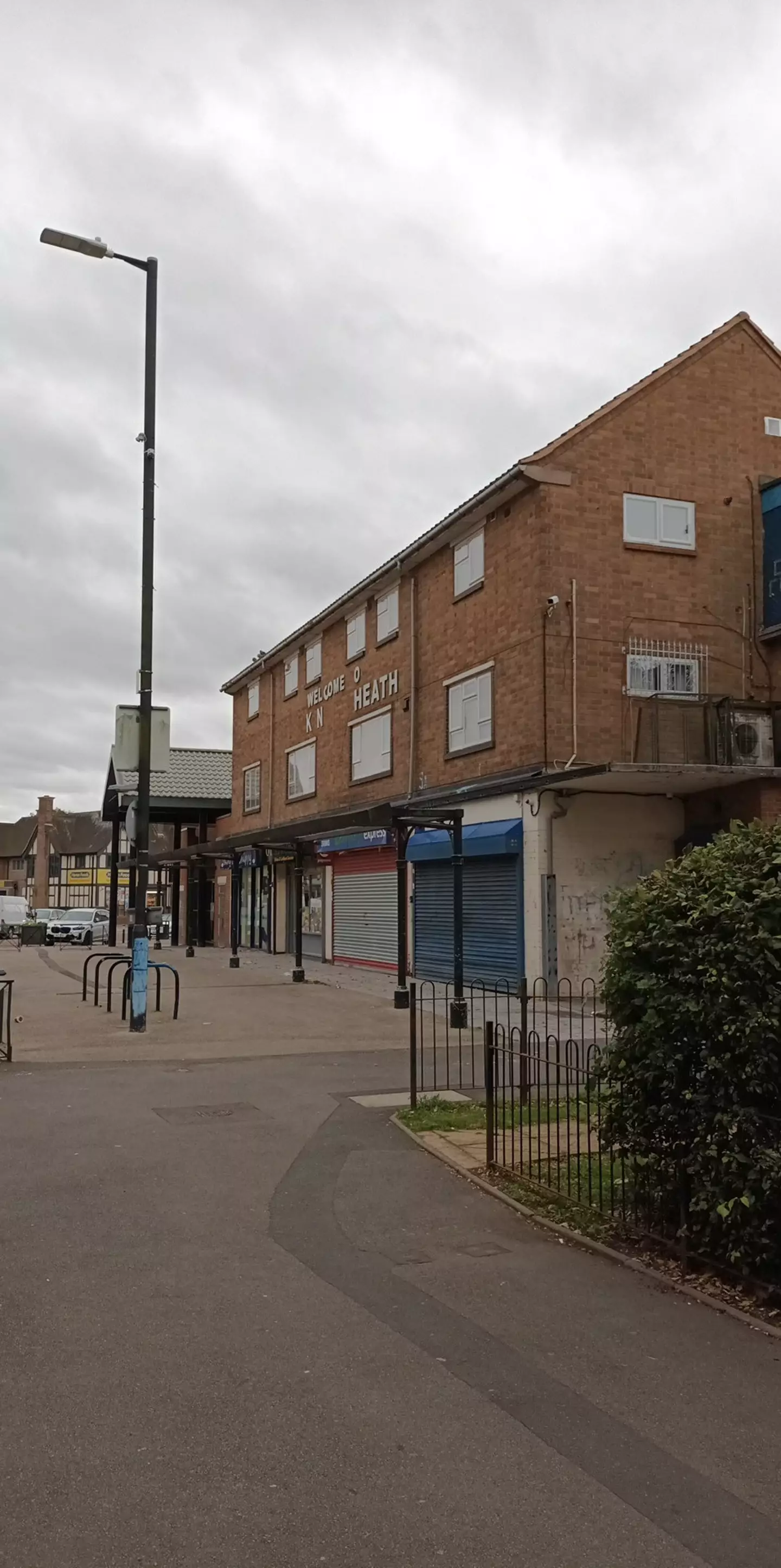 The main street of shops in Blakenall Heath.