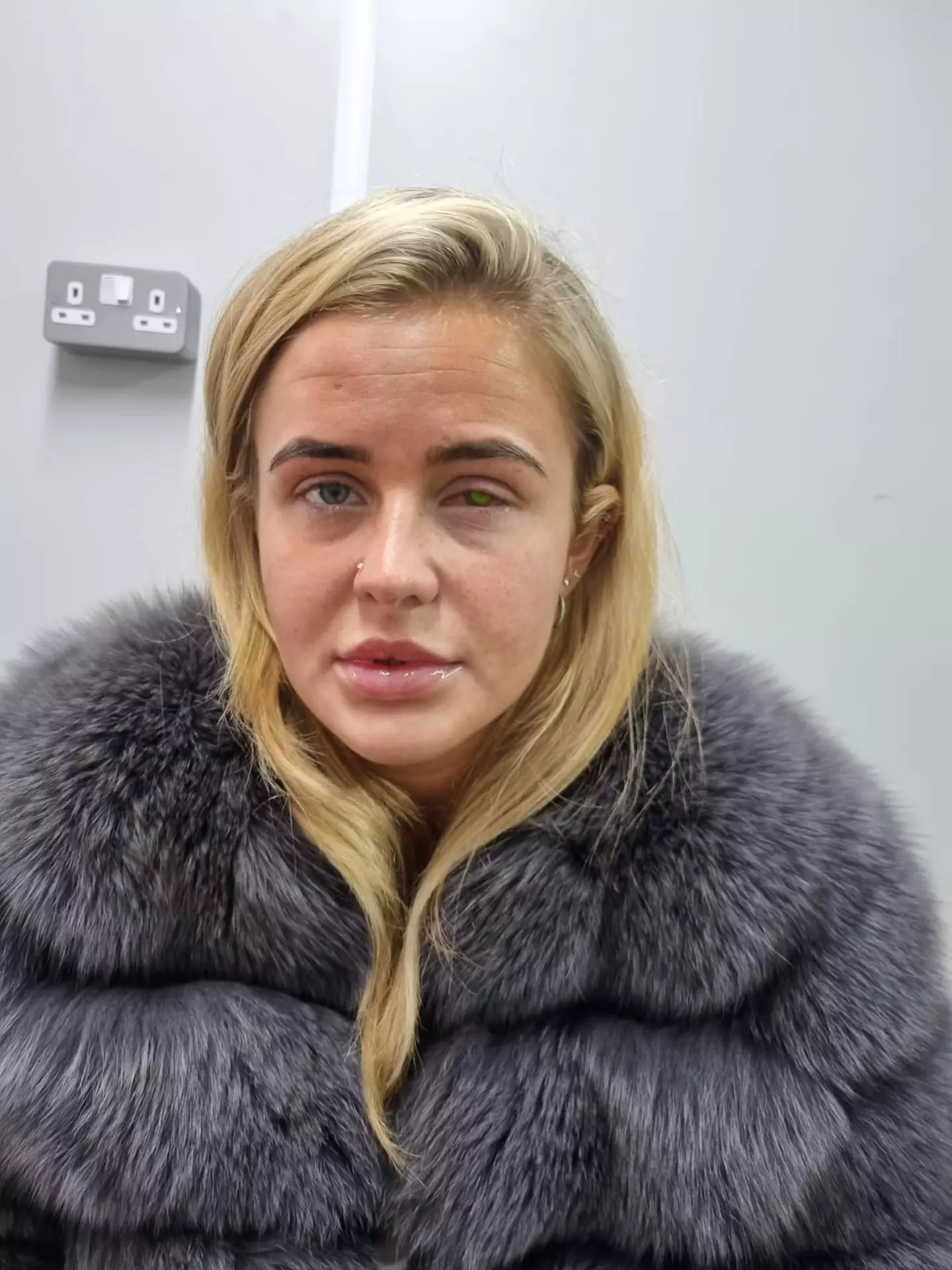 Lillie Barrett's lash appointment did not go to plan. (Kennedy News and Media)