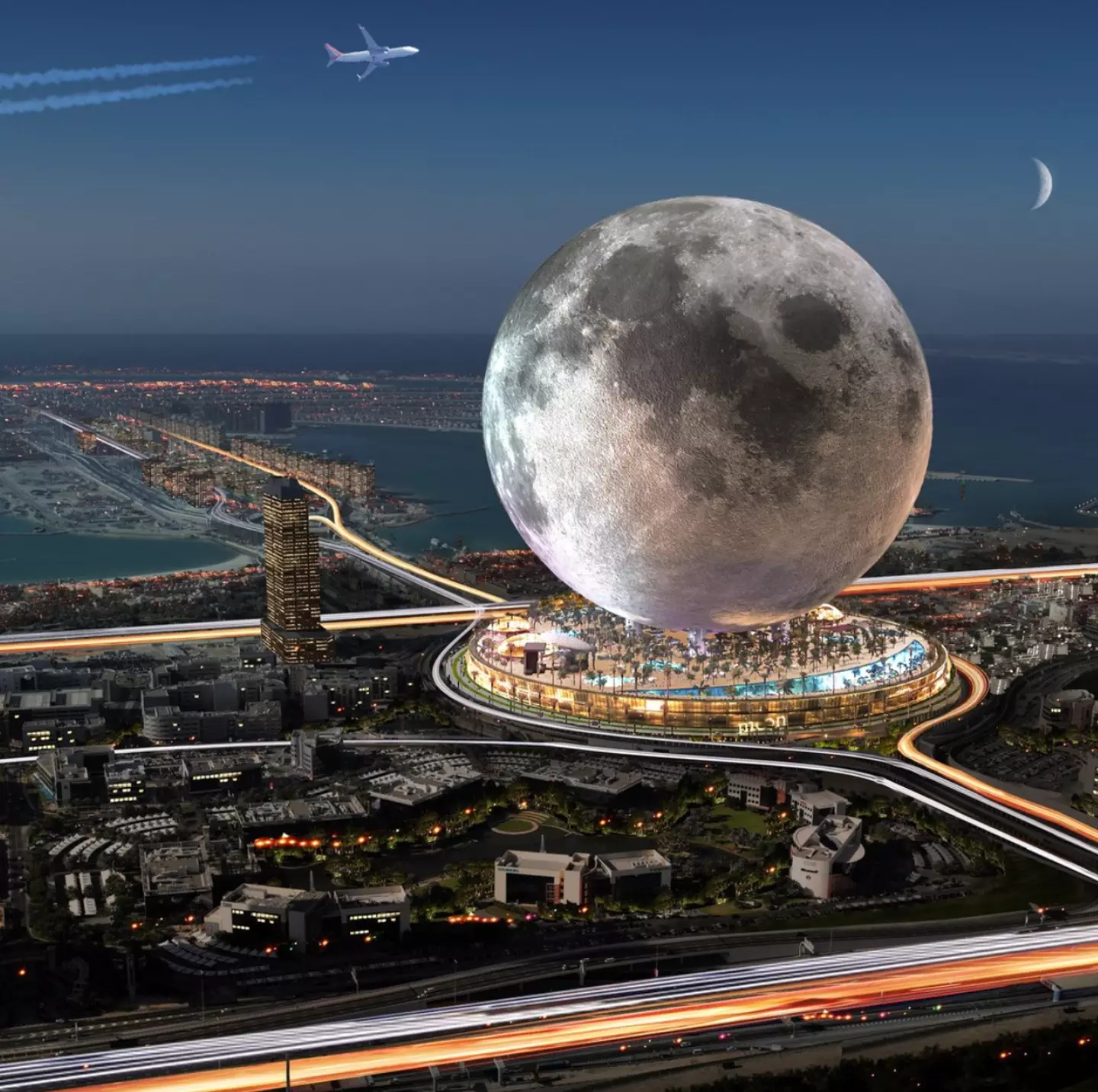 MOON Dubai s set to feature a gigantic 274m replica of the moon.