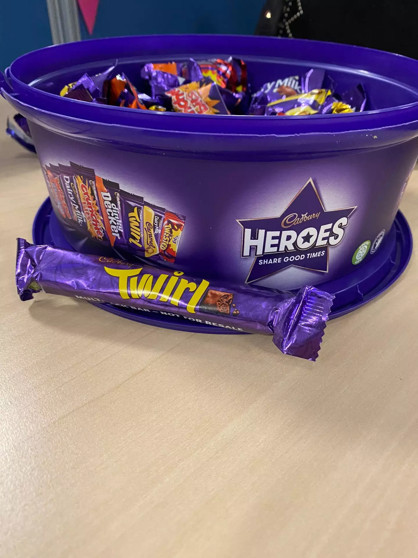 People are already noticing the larger Twirls in their Heroes boxes.