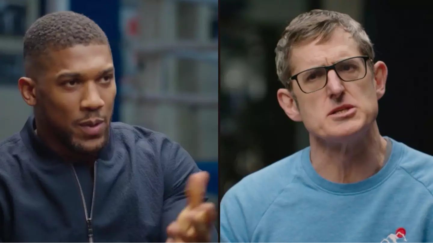 Awkward moment Anthony Joshua silences Louis Theroux as he touches nerve during interview