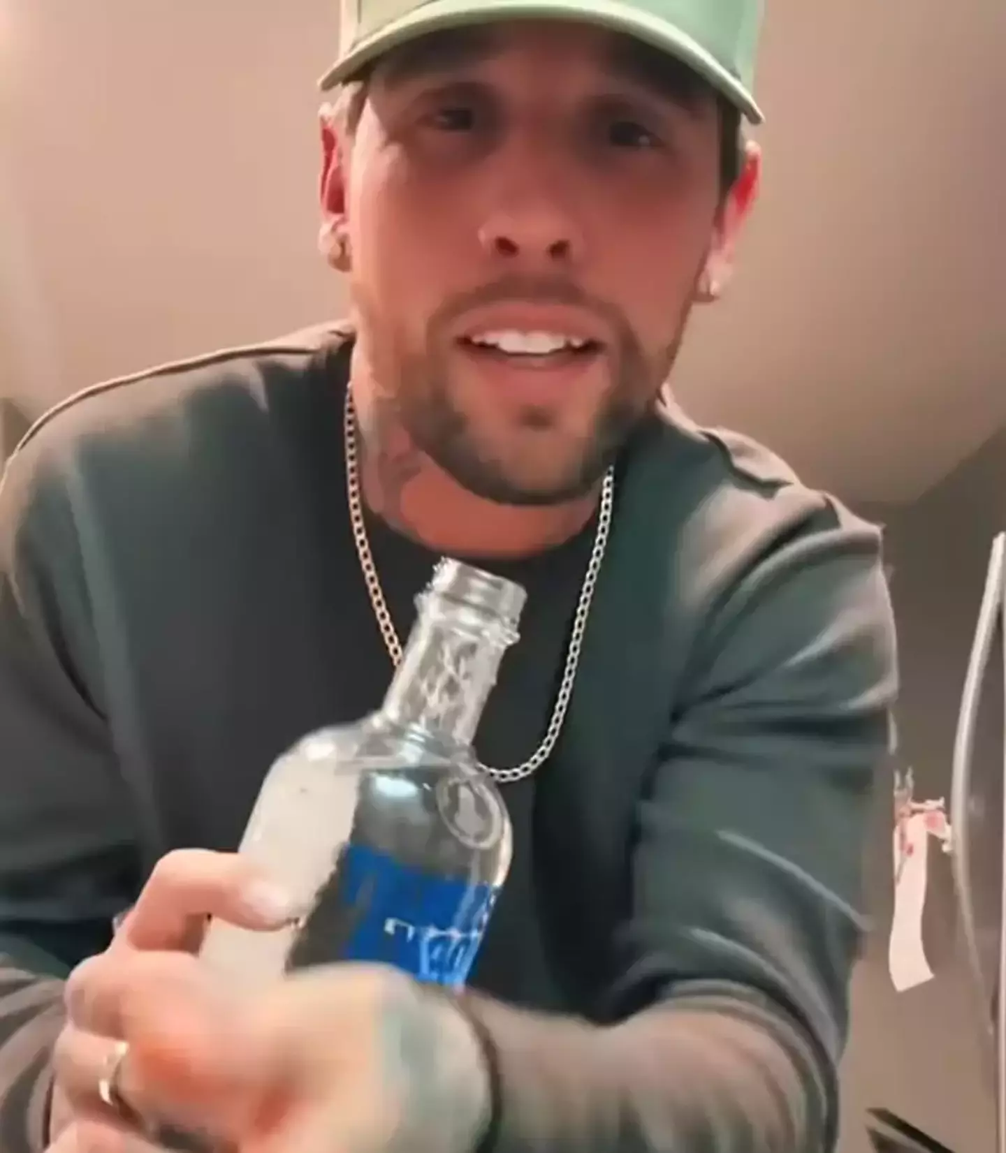 He said even if he could stop drinking after a couple he'd 'never want to' and would still have the desire for another drink (YouTube/iCoreyWarren)