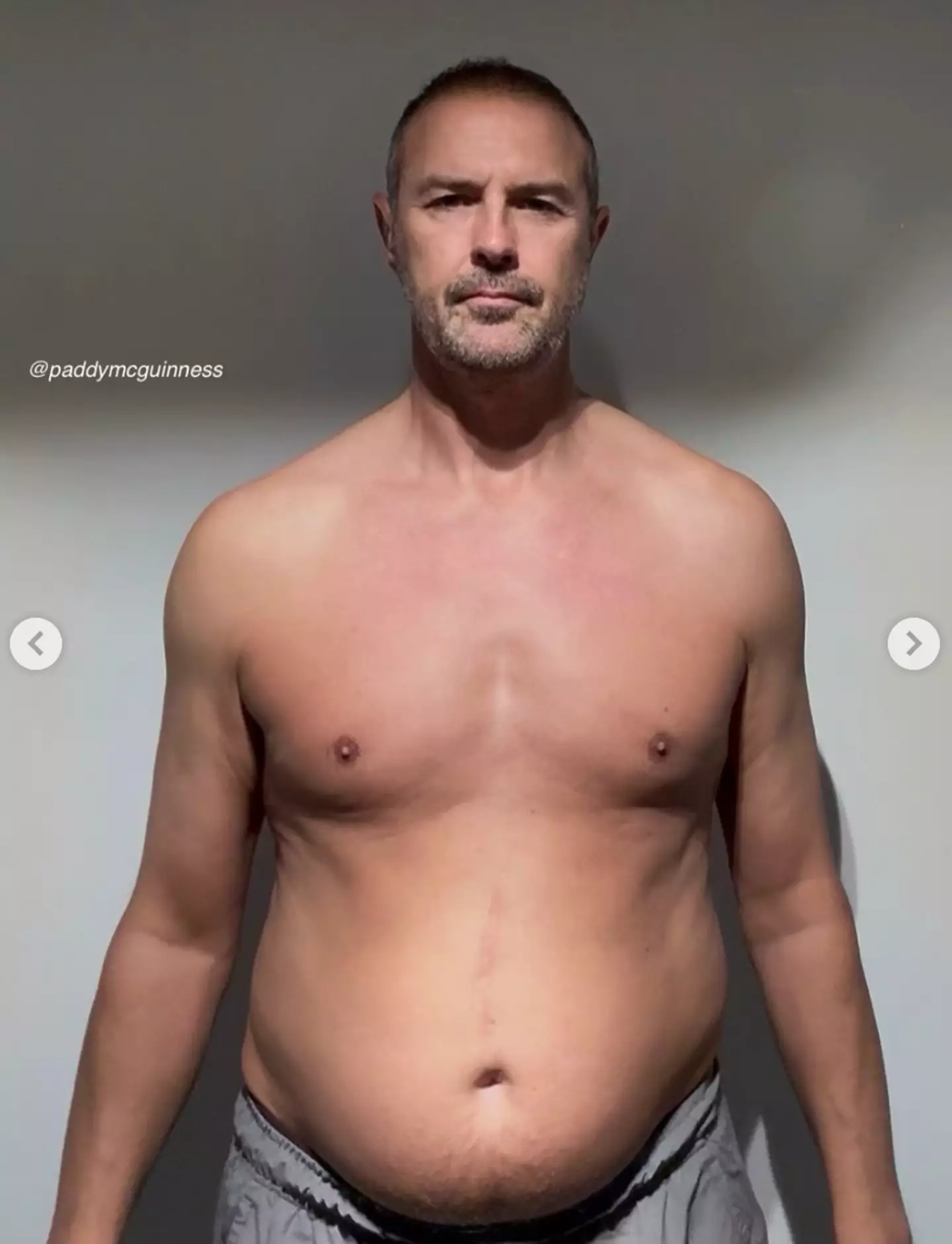 Paddy McGuinness has shared his weight loss (Instagram/@paddymcguinness)