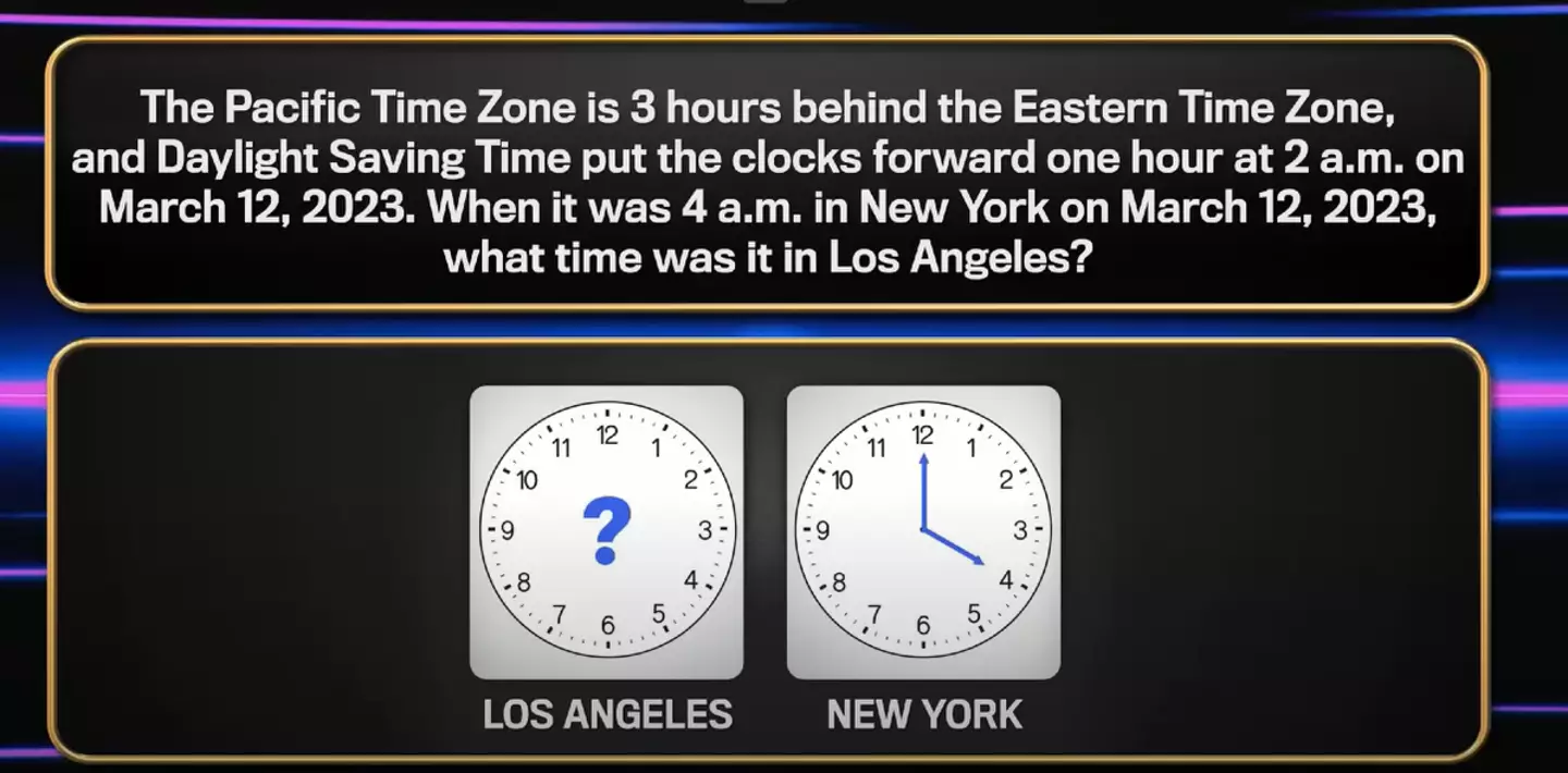 The final question left people angry (Amazon Prime Video / Fox)