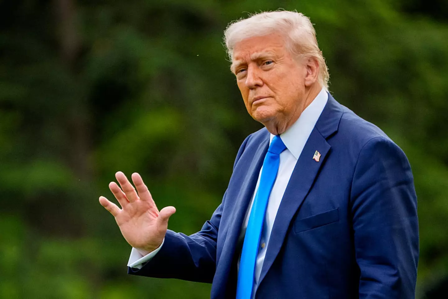 Who runs the world? Trump, apparently (Andrew Harnik/Getty Images)