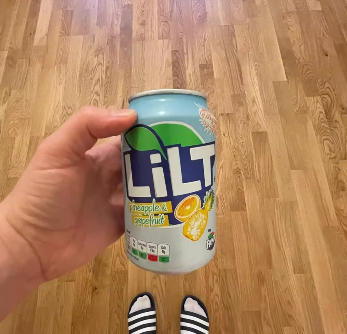 The Fanta logo was present on the old Lilt branding all along.