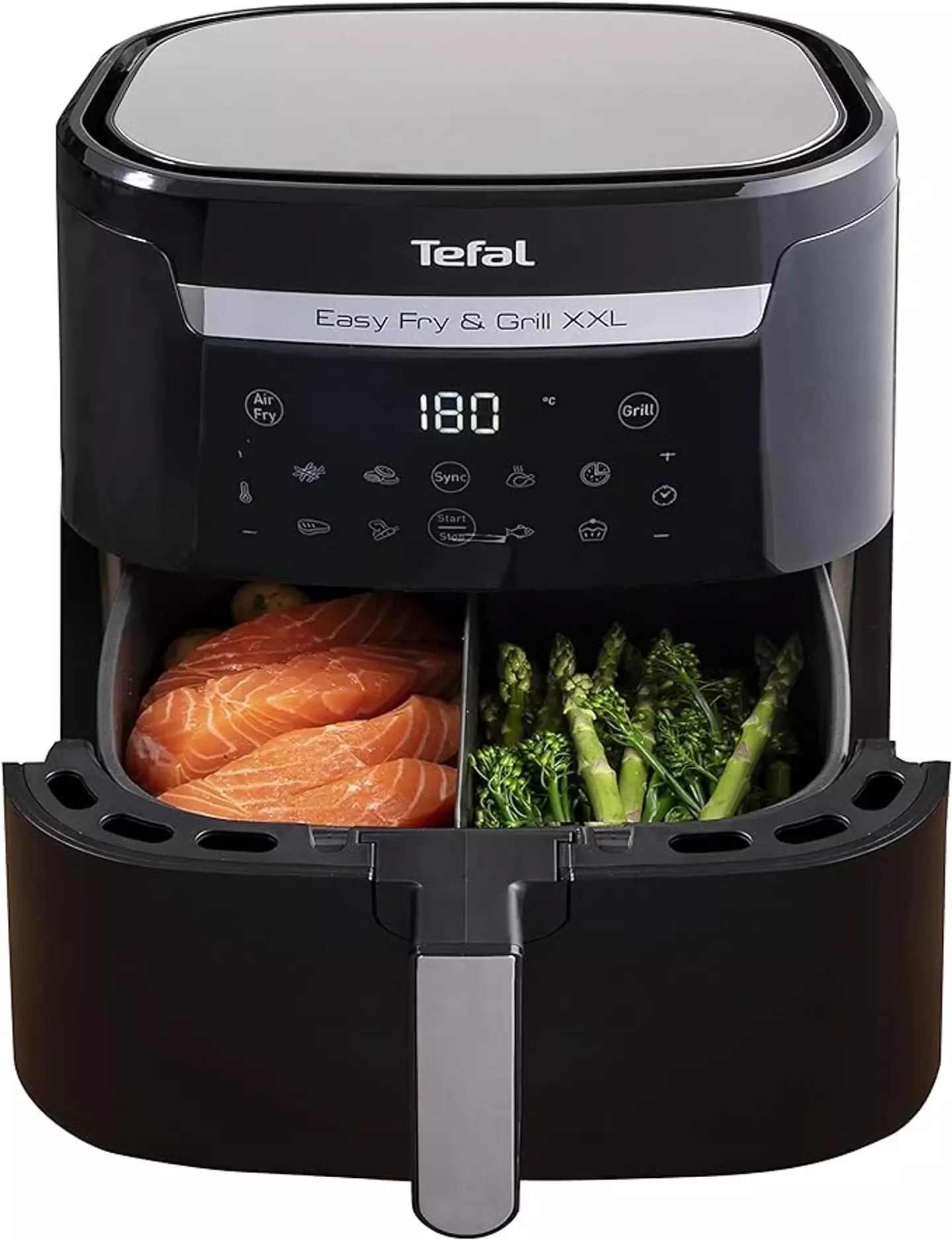 The Tefal Easy Fry XXL 2in1 Digital Dual Air Fryer & Grill