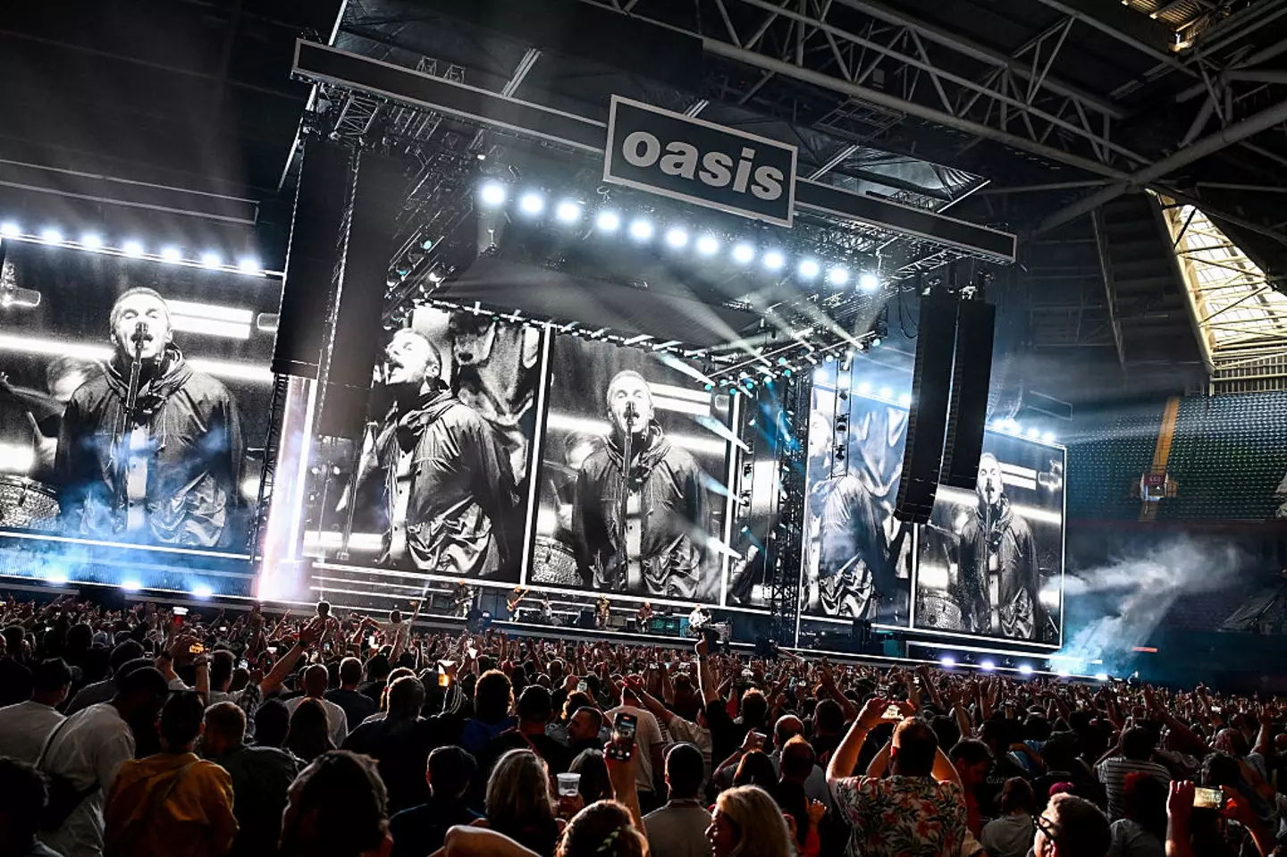 Oasis opened their long awaited world tour in Cardiff on 4 July (Gareth Cattermole/Getty Images)