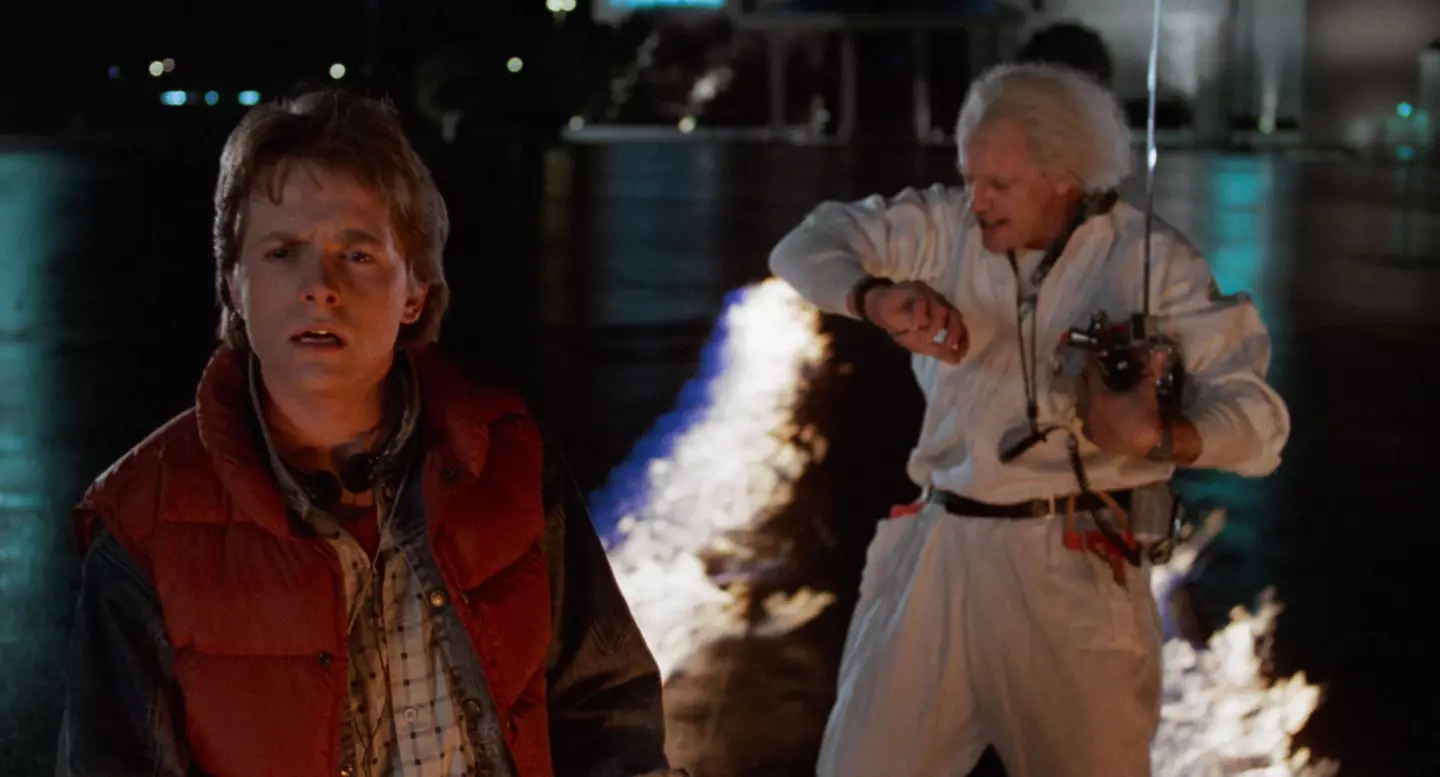 Michael J Fox starred alongside Christopher Lloyd in the Back to the Future series.