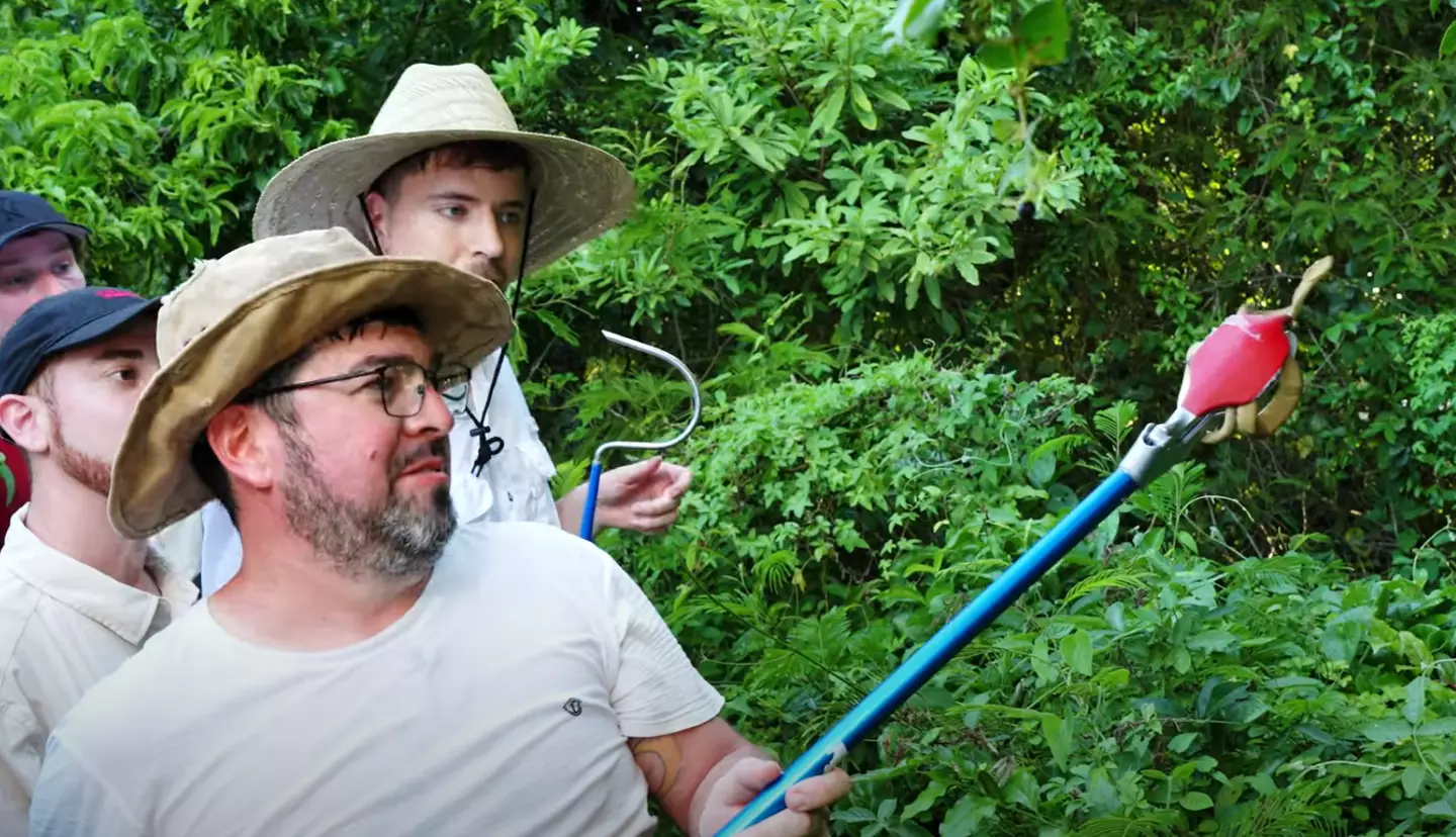 Mr Beast's visit appeared to have been combined with research purposes (YouTube/MrBeast)