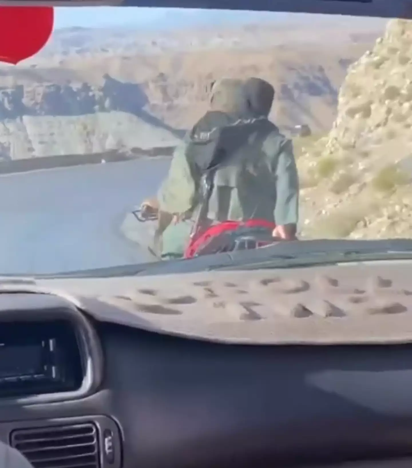 The Taliban were not happy with them after finding the condom (Instagram/backpacker.ben)