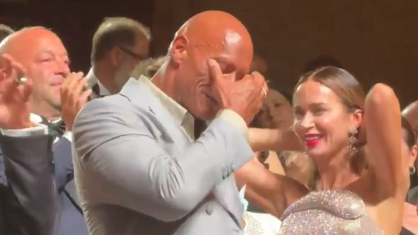Why The Rock was left in tears after 15-minute ovation for new biopic with 100% Rotten Tomatoes score