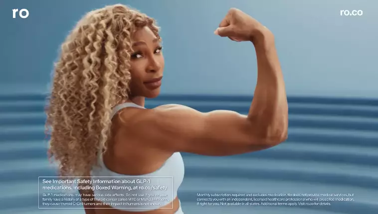Serena Williams credited the drug for helping her lose 34 pounds (Ro)