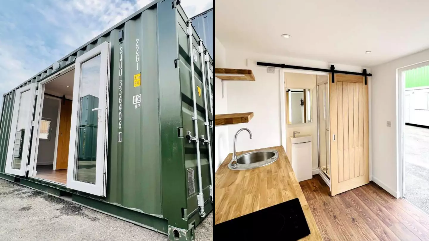 One-bedroom home in shipping container up for sale on eBay for bargain price
