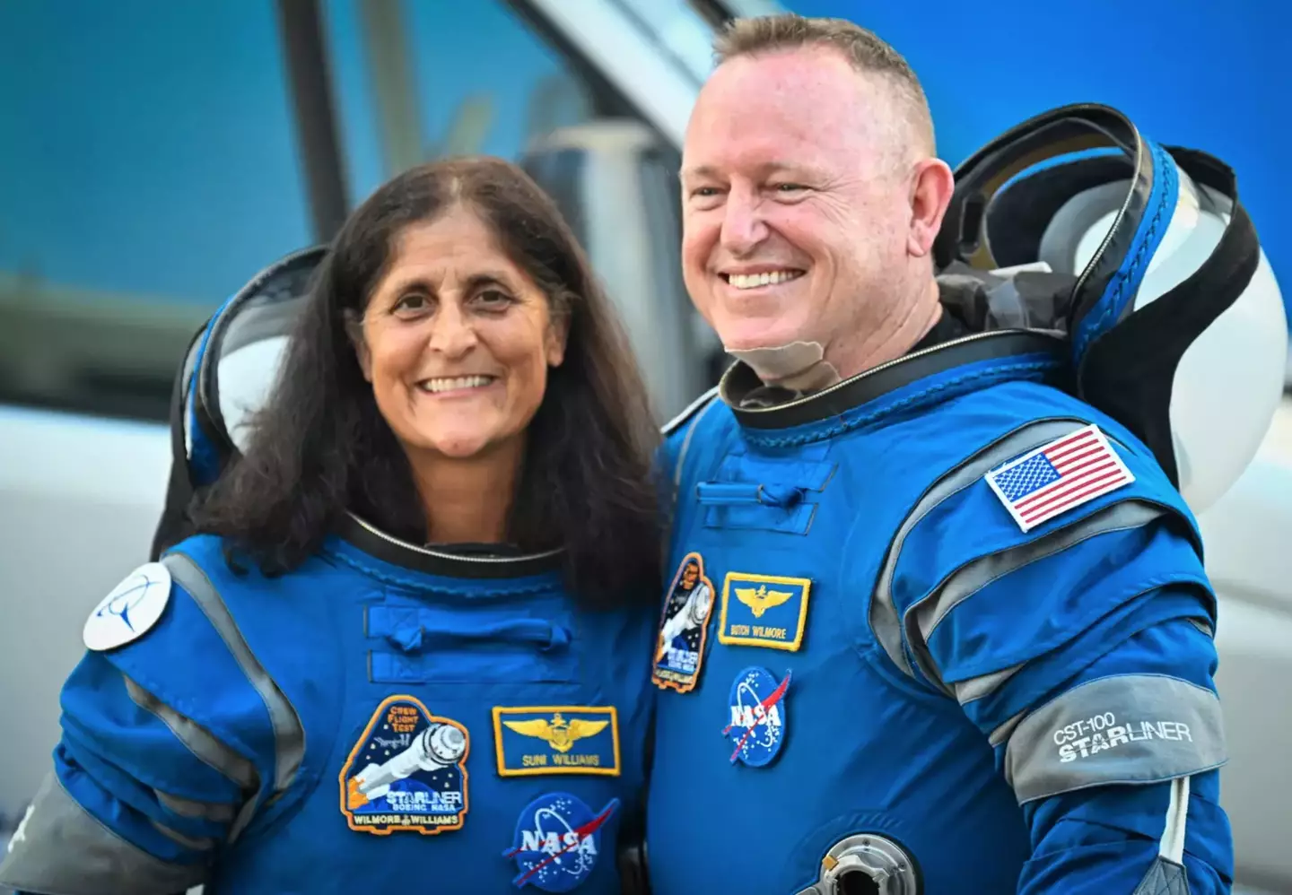 NASA astronauts Barry 'Butch' Wilmore and Sunita Williams have been stranded in space since June following technical issues with their spacecraft (MIGUEL J. RODRIGUEZ CARRILLO/AFP via Getty Images)