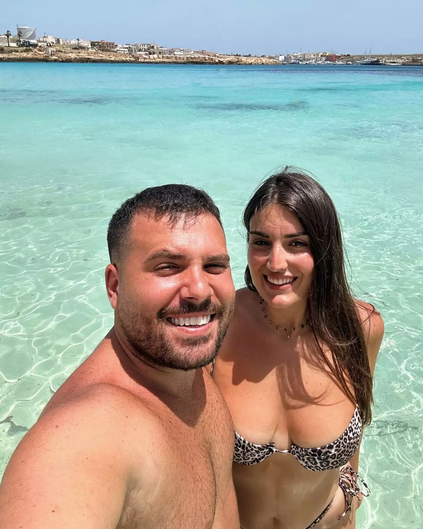 The pair were on holiday in Ibiza (Jam Press)