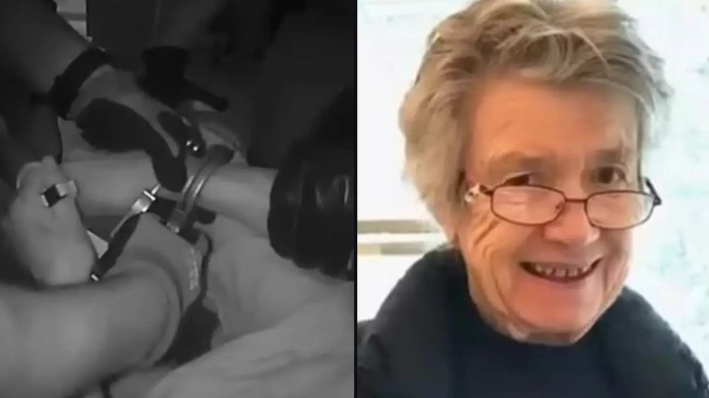 Footage surfaces of police handcuffing dementia patient after 95-year-old taser scandal