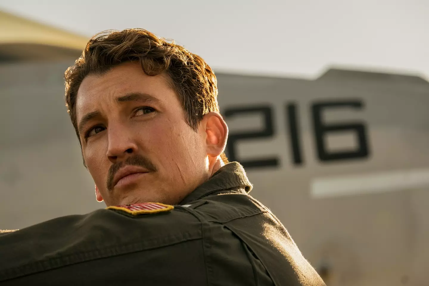 Miles Teller in Top Gun: Maverick.