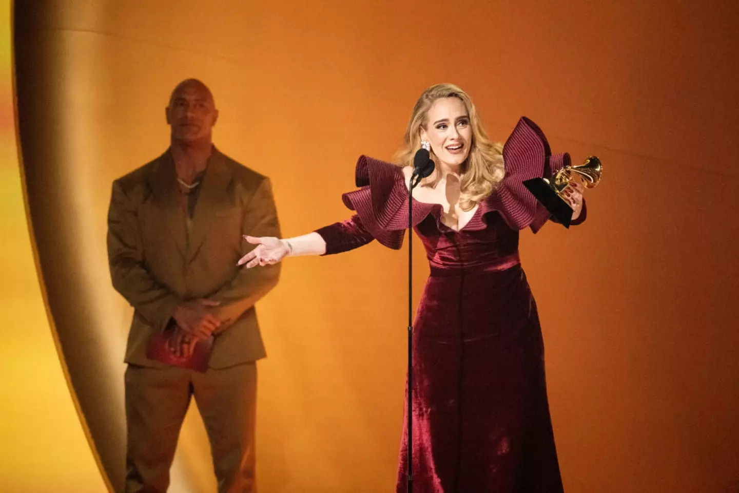 During her Las Vegas residency Adele told the crowd she hadn't had a drink for months.