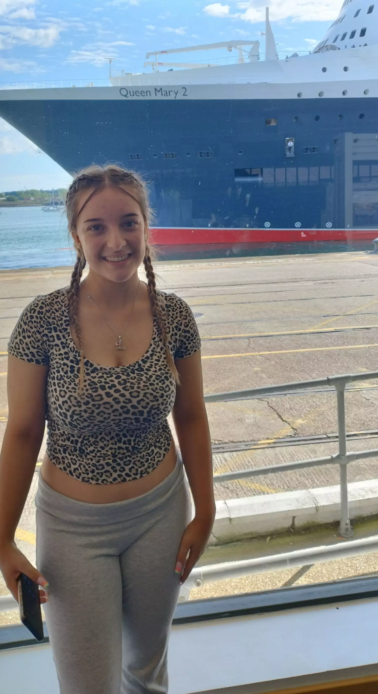 The trip was to celebrate Leila completing her GCSEs. (Kennedy News and Media)